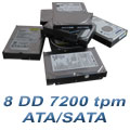 Comparatif : 8 disques ATA / S-ATA 7200 tpm