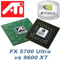 NVIDIA GeForce FX 5700 Ultra vs ATI Radeon 9600 XT