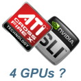 Performances des systèmes tri et quad-GPU