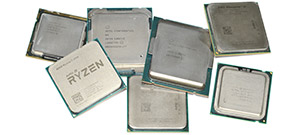 2008-2018 : tests de 62 processeurs et 16 archis Intel et AMD !