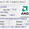 AMD A8-3850, roi de l'undervolting ?