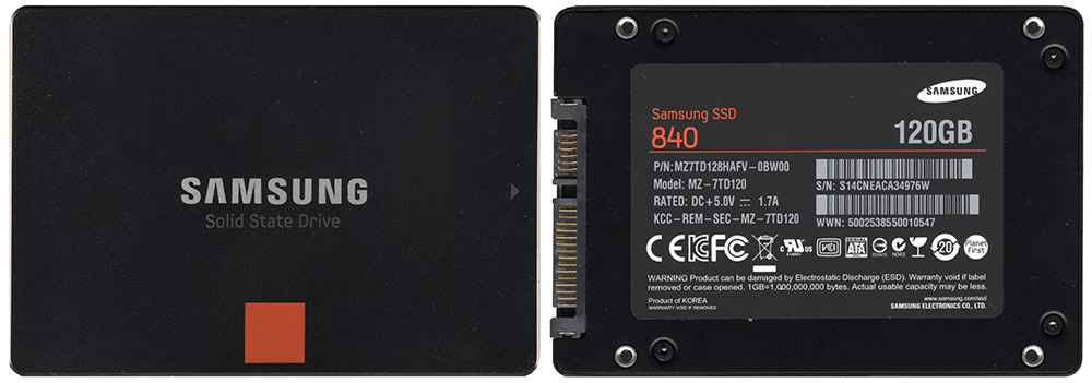 Samsung 840 ssd 120gb on sale