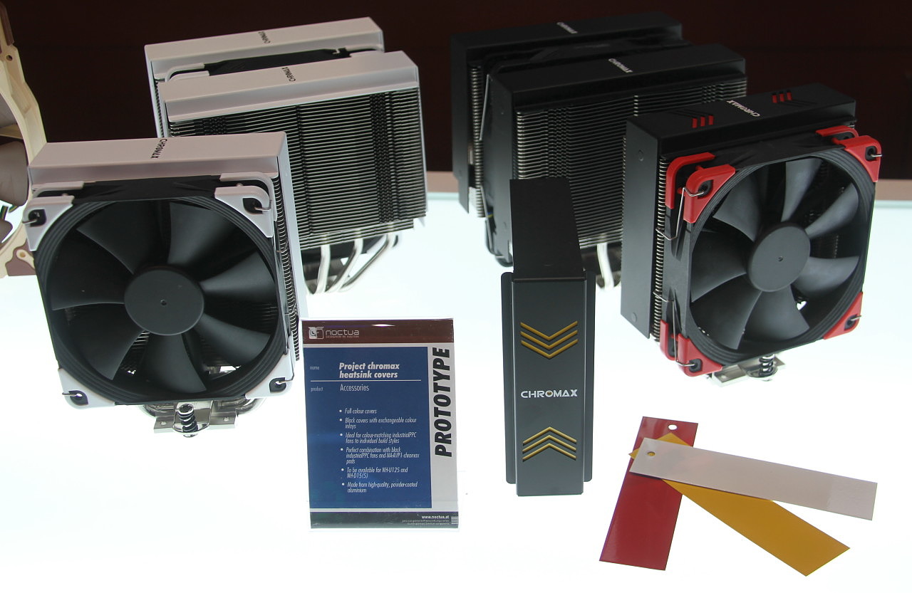 Noctua, des ventilateurs/radiateurs Chromax au Computex !