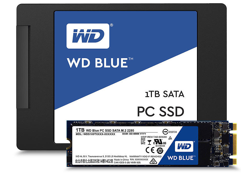 Disque dur interne SSD Western Digital WD, 250 GB BLUE 7mm