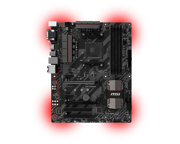 Carte mère MSI mini-ITX B350I Pro AC pour processeurs Ryzen